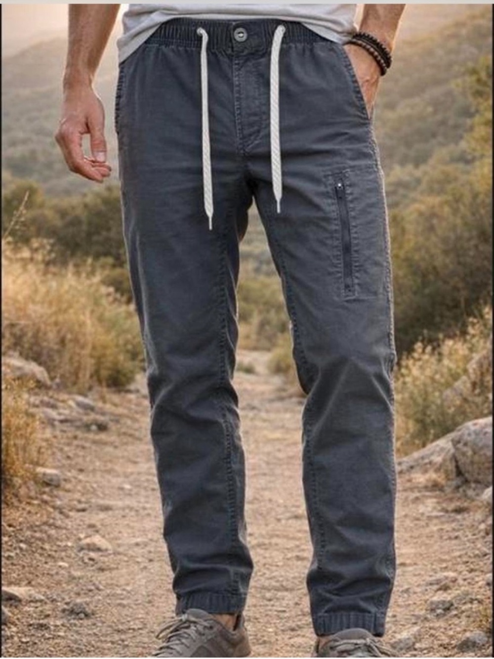 VUORI Men’s Ripstop Climber Pants in Grey size Large